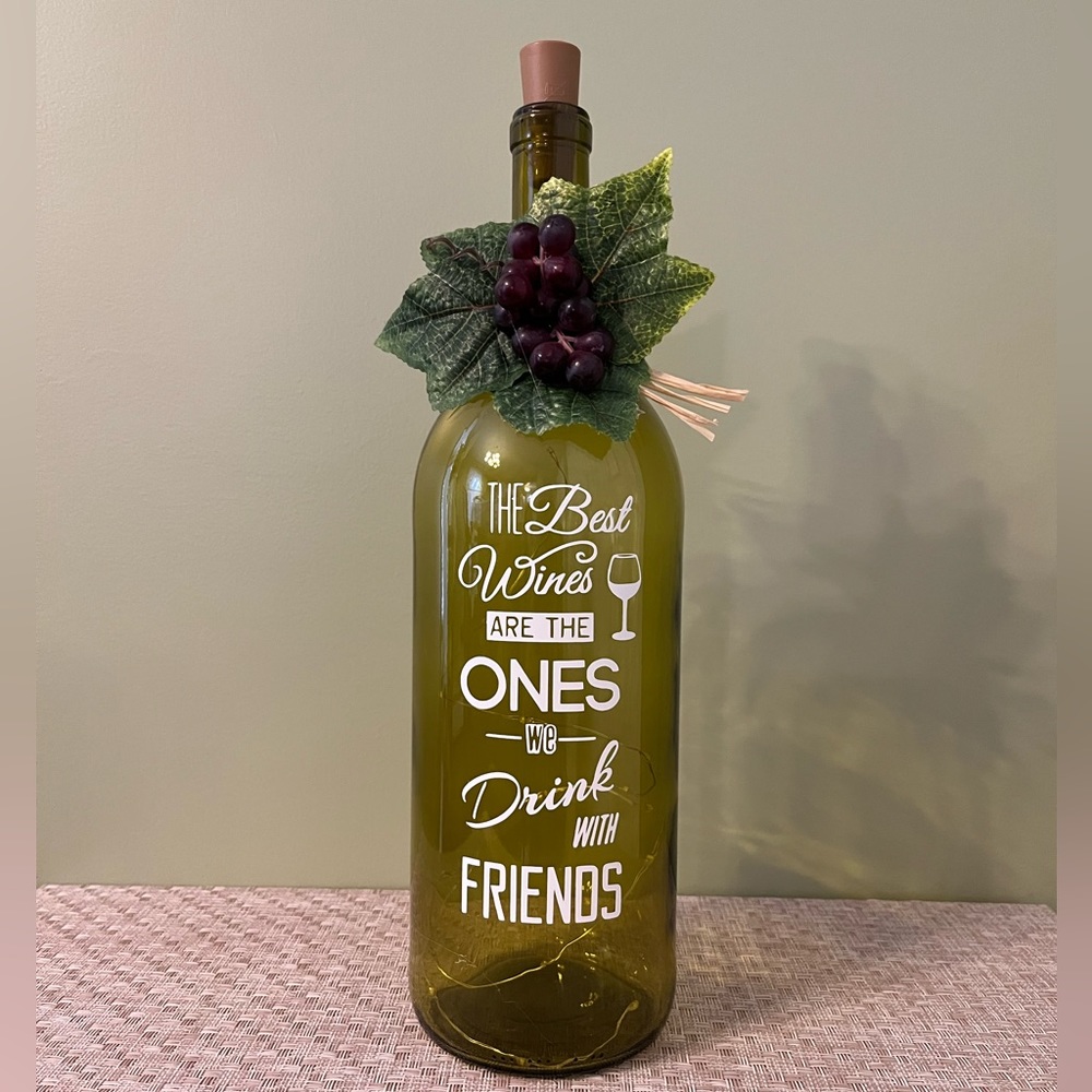 Decorated Wine Bottles, Wine, Home Decor
